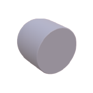 Lui - Kit double Tournable Knob - White